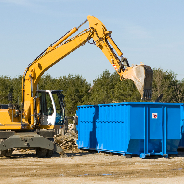 are there any restrictions on where a residential dumpster can be placed in Canoga Park CA